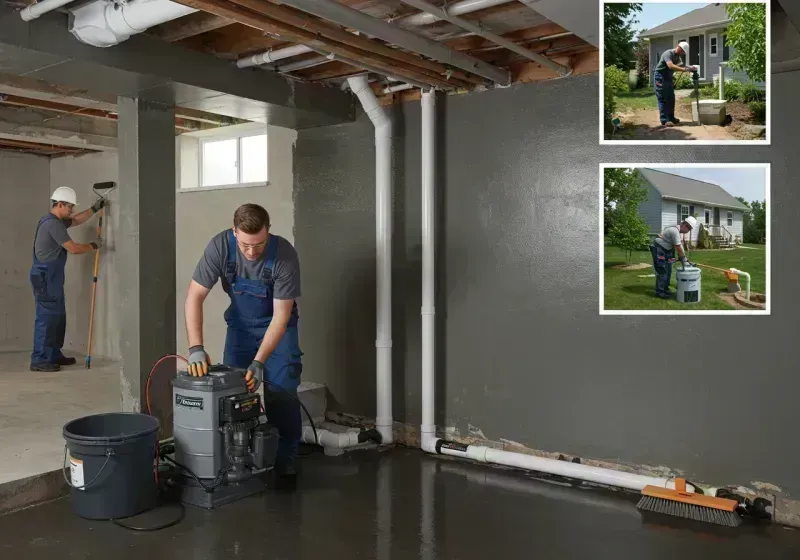 Basement Waterproofing and Flood Prevention process in Spry, PA